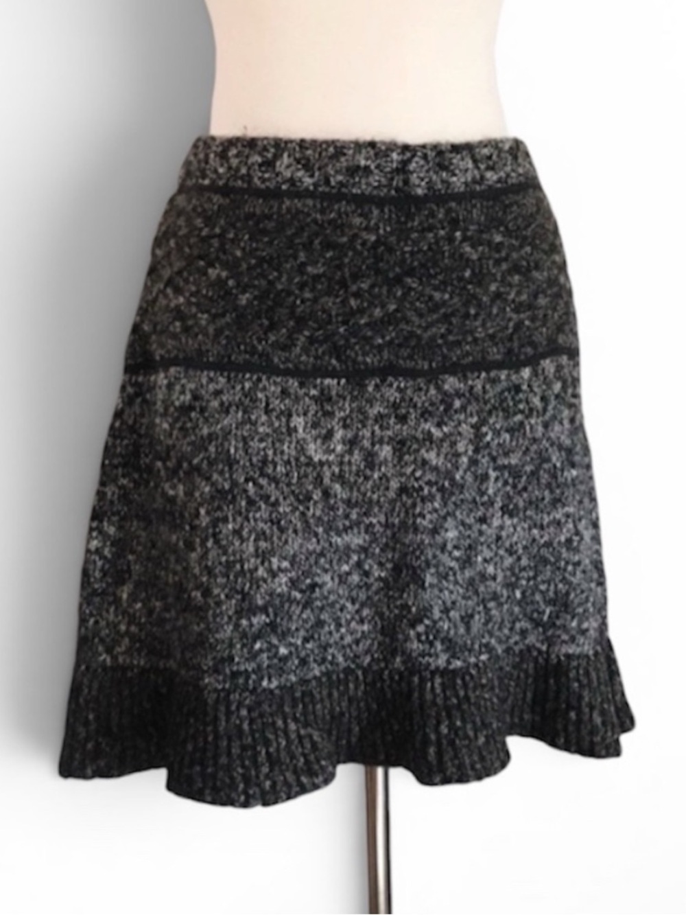 Prana Rena Sweater Skirt SMALL Gray